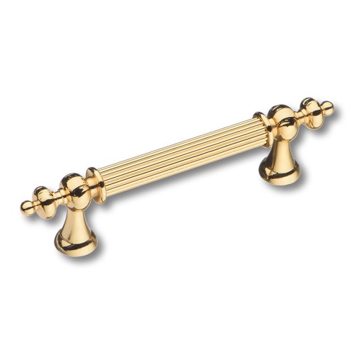 Ручка рейлинг 1670-60-96-053 цвет глянцевое золото длина 145 мм, крепление 96 мм