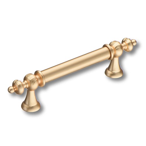 Ручка рейлинг 1670-61-96-052 цвет матовое золото длина 145 мм, крепление 96 мм
