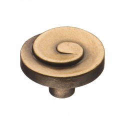 Ручка классика кнопка 1a26.0025.001 цвет античная бронза диаметр 25 мм