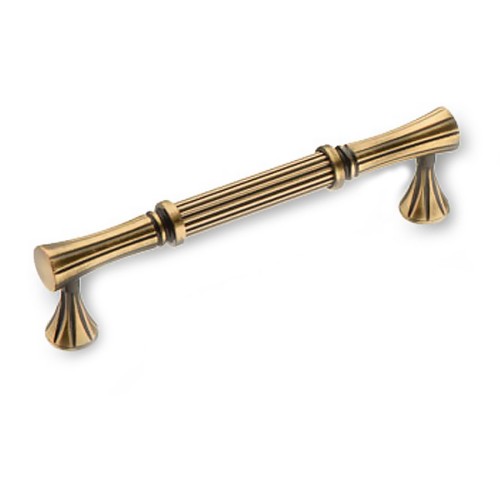 Ручка скоба 2202-41-128-053 цвет античная бронза длина 145 мм, крепление 128 мм