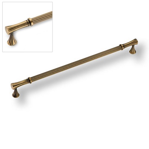 Ручка скоба 2202-41-320-053 цвет античная бронза длина 337 мм, крепление 320 мм