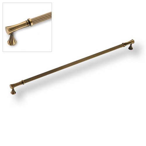 Ручка скоба 2202-41-480-053 цвет античная бронза длина 497 мм, крепление 480 мм 