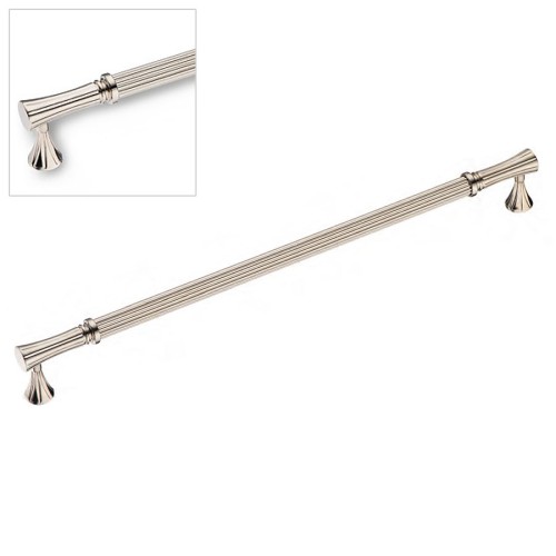 Ручка скоба 2202-51-320-053 цвет глянцевый никель длина 337 мм, крепление 320 мм