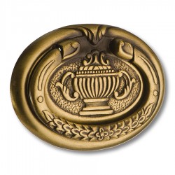 Ручка классика кольцо на подложке 2490.0085.R.001 цвет античная бронза 85 мм 