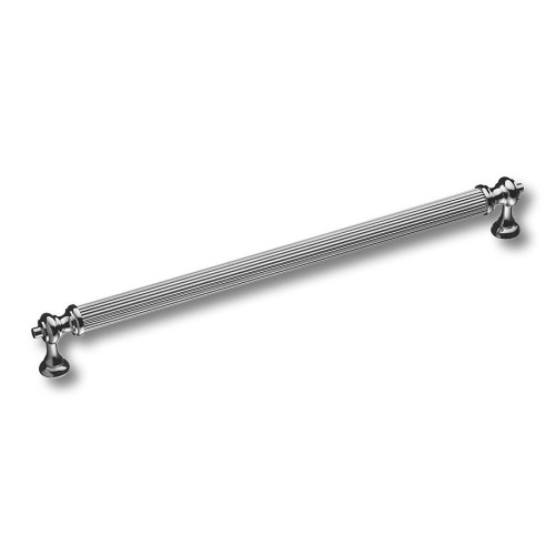 Ручка рейлинг 2512-005-224 цвет глянцевый хром длина 238 мм, крепление 224 мм