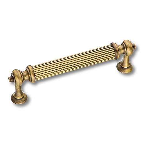 Ручка рейлинг 2512-013-96 цвет состаренная латунь длина 110 мм, крепление 96 мм