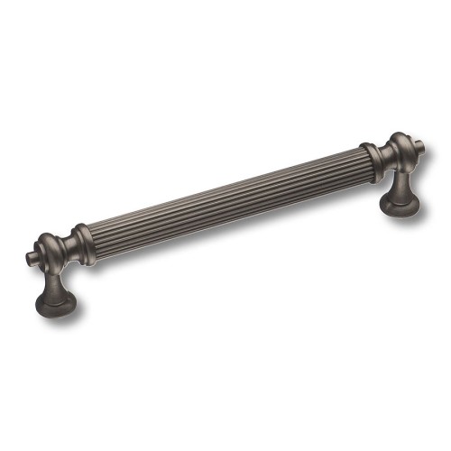 Ручка рейлинг 2512-015-128 цвет старое серебро длина 146 мм, крепление 128 мм