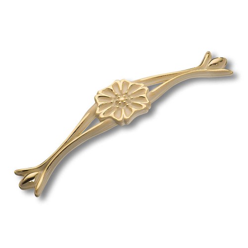 Ручка скоба 278-160-White Gold цвет белый с золотом длина 182 мм