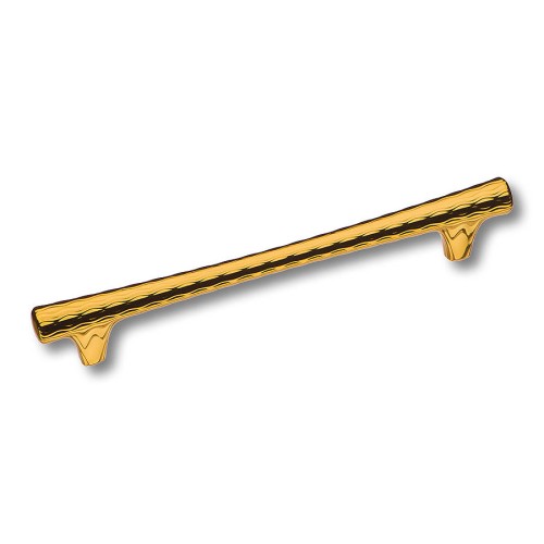 Ручка скоба 363128MP11 цвет глянцевое золото длина 166 мм, крепление 128 мм