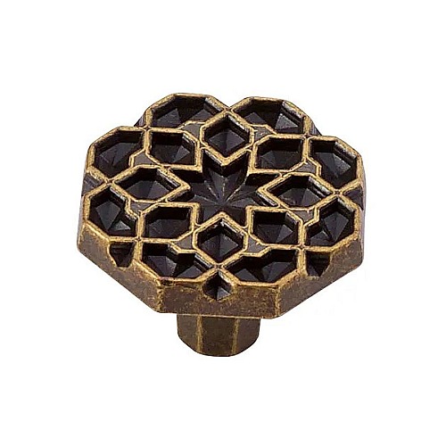 Ручка кнопка 371025MP10 цвет старая бронза ширина 35 мм