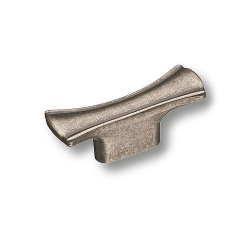 Ручка кнопка-скоба 4375 0016 OSM цвет античное серебро ширина 55 мм