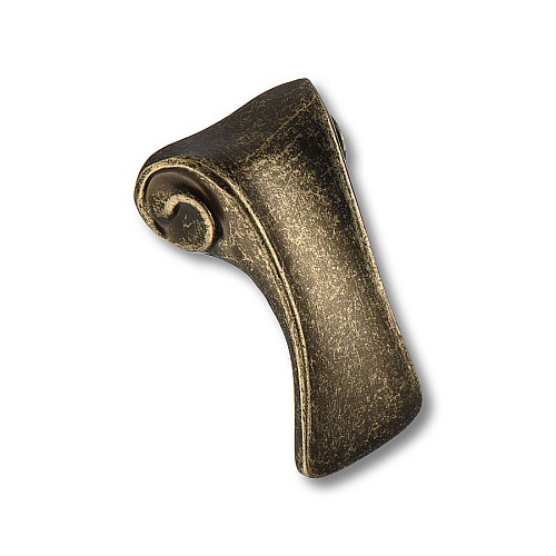 Ручка кнопка 4380 0016 AVM цвет античная матовая бронза длина 50 мм  