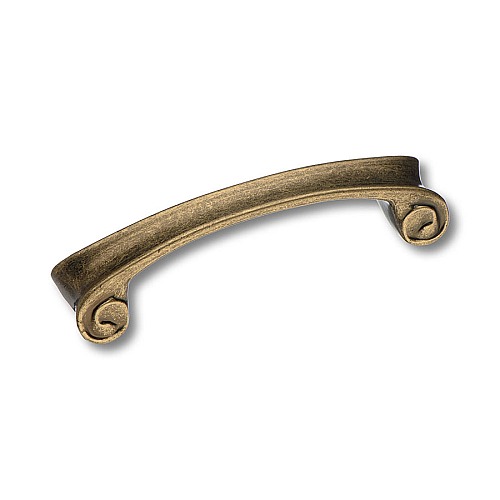Ручка скоба 4380 0096 AVM цвет античная матовая бронза длина 112 мм, крепление 96 мм