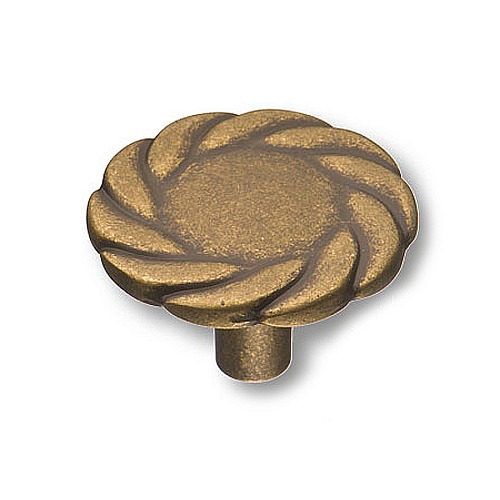 Ручка кнопка 4450 0008 MVB цвет античная бронза диаметр 34 мм