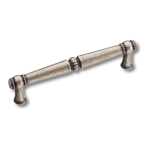 Ручка скоба 4457 0128 OSM цвет античное матовое серебро длина 149 мм, крепление 128 мм