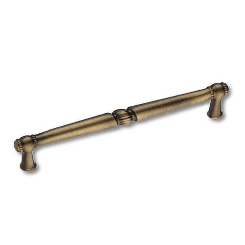 Ручка скоба 4457 0192 ABM цвет состаренная латунь длина 213 мм, крепление 192 мм