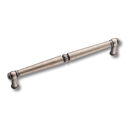 Ручка скоба 4457 0192 OSM цвет античное матовое серебро длина 213 мм, крепление 192 мм