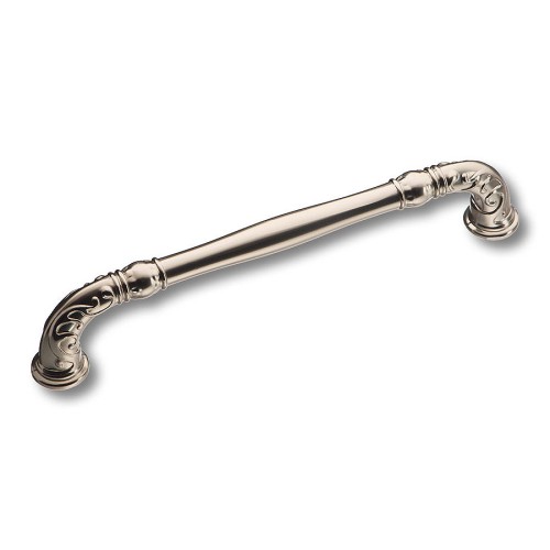 Ручка скоба 4472 0160 PNM цвет полированный матовый никель длина 180 мм, крепление 160 мм