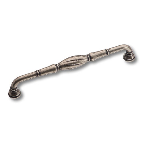 Ручка скоба 4477 0192 OSM цвет античное матовое серебро длина 212 мм, крепление 192 мм