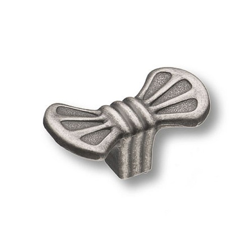 Ручка кнопка 4500 0008 OSM цвет старое серебро ширина 50 мм  