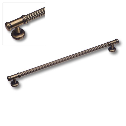 Ручка скоба 4665 0320 AVM-AVM цвет античная бронза длина 360 мм, крепление 320 мм