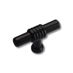 Ручка классика кнопка 47105-14 цвет черный матовый длина 50 мм 