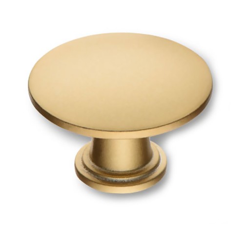 Ручка кнопка 5550 Gold Varak цвет матовое золото диаметр 35 мм