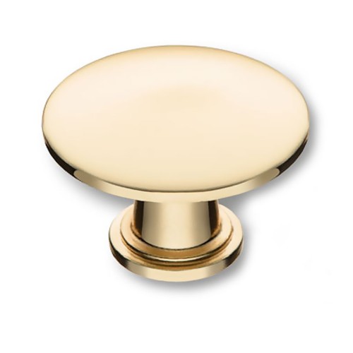 Ручка кнопка 5550 Light Gold цвет светлое золото диаметр 35 мм