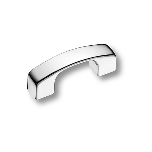 Ручка кнопка-скоба 7001.0032.026 цвет глянцевый хром ширина 44 мм 