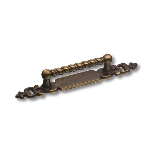 Ручка скоба 7335.0129.001 цвет античная бронза 129 мм, крепление 64 мм