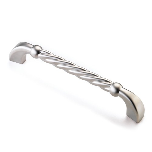 Ручка скоба 7581-500 цвет матовый никель длина 150 мм, крепление 128 мм 