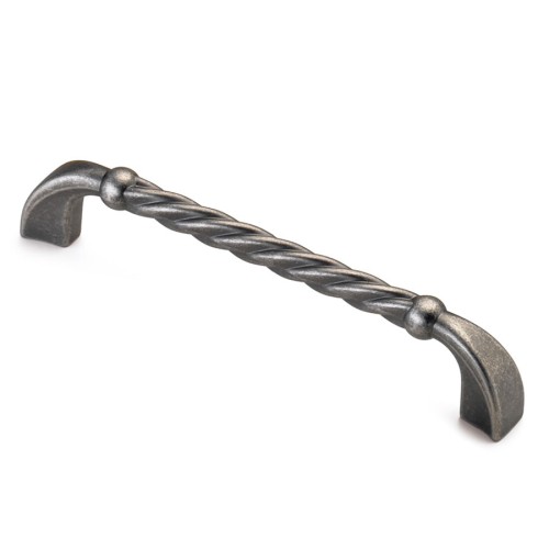 Ручка скоба 7581-836 цвет античное серебро длина 150 мм, крепление 128 мм