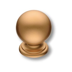 Ручка классика кнопка 8352-200 цвет матовое золото диаметр 28 мм