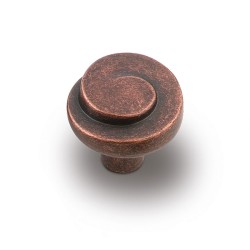 Ручка классика кнопка 8871-808 цвет старая медь диаметр 30 мм