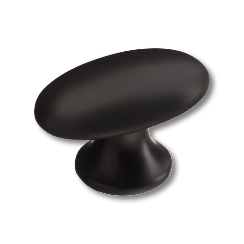 Ручка кнопка BU 008.60.09 цвет черный матовый ширина 60 мм 