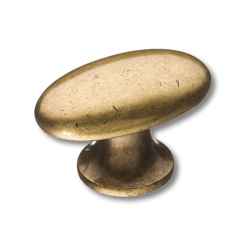 Ручка кнопка BU 008.60.12 цвет античная бронза ширина 60 мм 