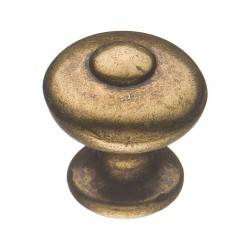Ручка кнопка круглая TOP006-22 цвет античная бронза диаметр 19 мм 