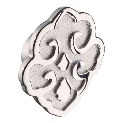 Ручка кнопка фигурная VALENTINA/P-CL цвет глянцевый хром длина 74 мм крепление 16 мм Ручка кнопка фигурная VALENTINA/P-CL цвет глянцевый хром длина 74 мм крепление 16 мм