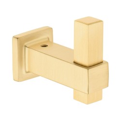 Крючок мебельный 1006 001 BB цвет матовое золото однорожковый 73 мм 