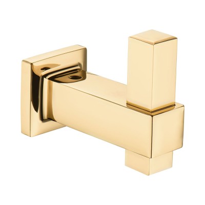 Крючок мебельный 1006 001 GL цвет глянцевое золото однорожковый 73 мм Крючок мебельный 1006 001 GL цвет глянцевое золото однорожковый 73 мм