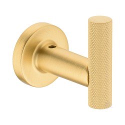 Крючок мебельный 1013 001 BB цвет матовое золото однорожковый 71 мм