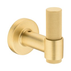 Крючок мебельный 1035 001 BB цвет матовое золото однорожковый 70 мм