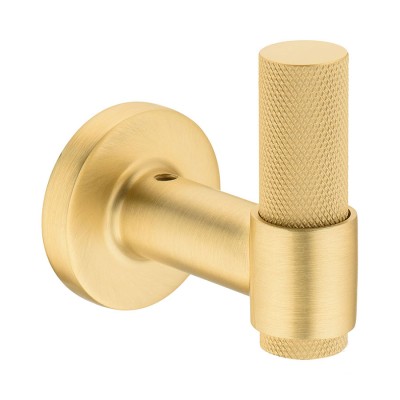 Крючок мебельный 1035 001 BB цвет матовое золото однорожковый 70 мм Крючок мебельный 1035 001 BB цвет матовое золото однорожковый 70 мм