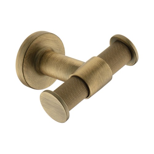 Крючок мебельный 1035 012 ABM цвет античная бронза двухрожковый 86 мм Крючок мебельный 1035 012 ABM цвет античная бронза двухрожковый 86 мм