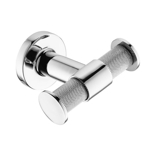 Крючок мебельный 1035 012 CR цвет глянцевый хром двухрожковый 86 мм Крючок мебельный 1035 012 CR цвет глянцевый хром двухрожковый 86 мм