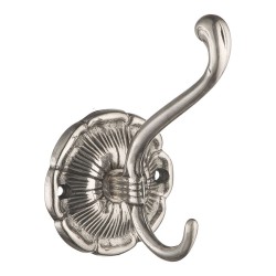 Крючок мебельный 140100 цвет античное серебро однорожковый длина 100 мм Крючок мебельный 140100 цвет античное серебро однорожковый длина 100 мм