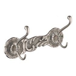 Вешалка 140101 цвет античное серебро двух рожковая длина 230 мм