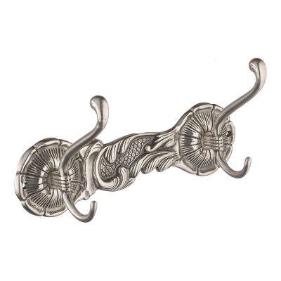 Вешалка 140101 цвет античное серебро двух рожковая длина 230 мм