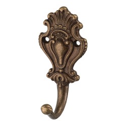 Крючок мебельный 151010o цвет античная бронза однорожковый длина 100 мм Крючок мебельный 151010o цвет античная бронза однорожковый длина 100 мм