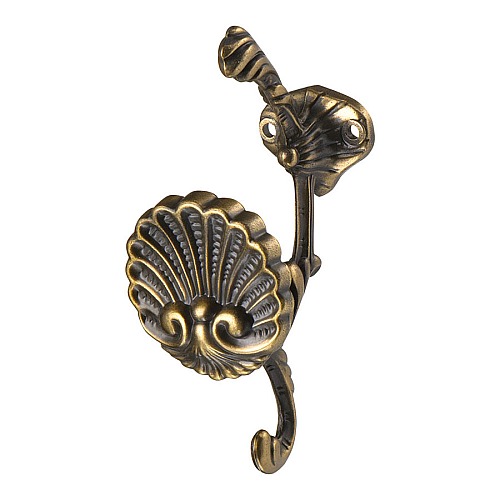 Крючок мебельный 4210.0119.001 цвет античная бронза трехрожковый 119 мм 